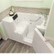32-in. x 52-in. Outward Opening Door Walk-In Whirlpool Massage Bathtubs with Right Door/Drain and Tub Faucet in White