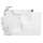 3252OD.109.WLW-PC 32-in. x 52-in. Outward Opening Door Walk-In Whirlpool Massage Bathtub with Left Door/Drain and Tub Faucet in White