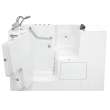 3252OD.109.CLW-PC 32-in. x 52-in. Outward Opening Door Walk-In Air Spa and Whirlpool Massage Bathtub with Left Door/Drain and Tub Faucet in White