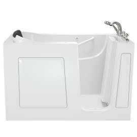 3060.109.WRW 30-in. x 60-in. Walk-In Whirlpool Massage Bathtub with Right-Hand Drain and Tub Faucet in White