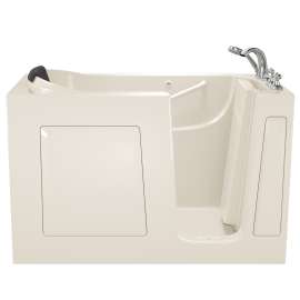 Gelcoat Wit 30-In X 60-In Walk-In Soaking Bathtub With Right Hand Drain
