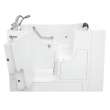3052OD.109.WLW-PC 30-in. x 52-in. Outward Opening Door Walk-In Whirlpool Massage Bathtub with Left Door/Drain and Tub Faucet in White