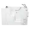 3052OD.109.CRW-PC 30-in. x 52-in. Outward Opening Door Walk-In Air Spa and Whirlpool Massage Bathtub with Right Door/Drain and Tub Faucet in White