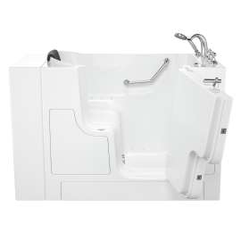 3052OD.109.ARW-PC 30-in. x 52-in. Outward Opening Door Walk-In Air Spa Bathtub with Right Door/Drain and Tub Faucet in White
