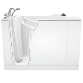 3052.109.SLW 30-in. x 52-in. Walk-In Soaking Bathtub with Left-Hand Drain and Tub Faucet in White