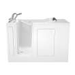 28-in. x 48-in. Walk-in Whirlpool Bathtub with Left-Hand Drain and Tub Faucet in White