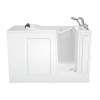 2848.109.ARW 28-in. x 48-in. Walk-in Air Spa Bathtub with Right-Hand Drain and Tub Faucet in White