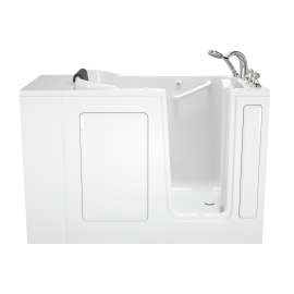 2848.109.ARW 28-in. x 48-in. Walk-in Air Spa Bathtub with Right-Hand Drain and Tub Faucet in White