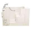 Gelcoat Wit 30-In X 52-In Walk-In Soaking Bathtub With Left Hand Drain