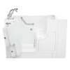 SS9OD5230LD-WH-PC 30-in. x 52-in. Outward Opening Door Walk-In Air Massage and Jet Massage Bathtub with Tub Faucet in White