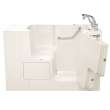 32-in. x 52-in. Outward Opening Door Walk-In Soaking Bathtub with Tub Faucet in Linen