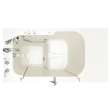 Gelcoat Wit 32-In X 52-In Walk-In Air Massage Bathtub With Left Hand Drain