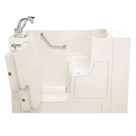 SS9OD5230LA-PC-M 30-in. x 52-in. Outward Opening Door Walk-In Air Massage Bathtub with Tub Faucet