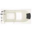 Gelcoat Wit 30-In X 60-In Walk-In Air Spa Bathtub With Left Hand Drain