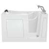 30-in. x 60-in. Walk-In Air Spa Bathtub with Right-Hand Drain and Tub Faucet in White