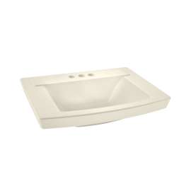 Townsend Single Bowl Vanity Top Lavatory Sink for 4