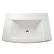 Townsend Single Bowl Vanity Top Lavatory Sink in White