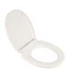 Round Closed-Front Toilet Seat with Soft Close, Grip Tight and Quick Release