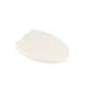 Elongated Closed-Front Toilet Seat with Soft Close, Grip Tight and Quick Release in Linen