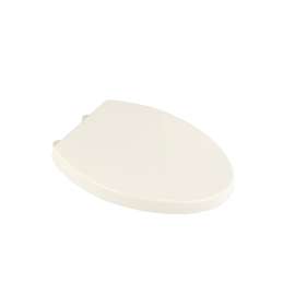 Elongated Closed-Front Toilet Seat with Soft Close, Grip Tight and Quick Release in Linen