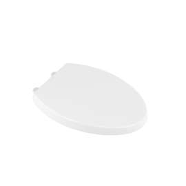Elongated Closed-Front Toilet Seat with Soft Close, Grip Tight and Quick Release