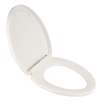 Elongated Closed-Front Toilet Seat with Soft Close, Grip Tight and Quick Release