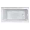 60-in. x 30-in. Integral Apron Bathtub with Left Hand Drain in Arctic