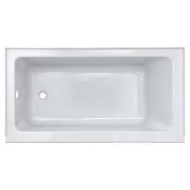 Studio Acrylic 60-In X 30-In Alcove Bathtub With Right Hand Drain