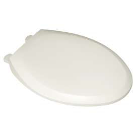 Elongated Closed Front Toilet Seat and Lid in Linen