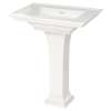 Town Square S Fine Fireclay 30-in Rectangular Pedestal Sink
