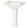 Town Square S Fine Fireclay 30-in Rectangular Pedestal Sink