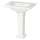 Town Square S Fine Fireclay 30-in Rectangular Pedestal Sink