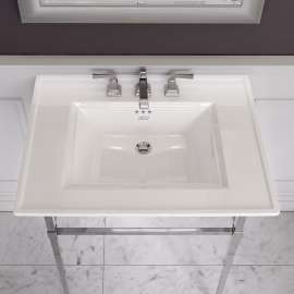 Town Square S Fine Fireclay 30-in Rectangular Pedestal Sink Top