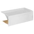Town Square S 60-in Rectangular Alcove Bathtub with Right Side Drain