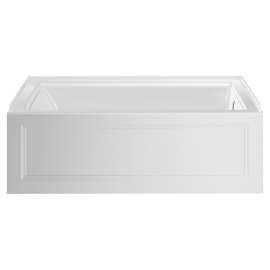 Town Square S 60-in Rectangular Alcove Bathtub with Right Side Drain
