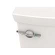 H2Option Left Hand Trip Lever Dual Flush Toilet Tank in White