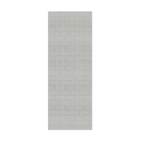 Monterey 36-in x 96-in Glue to Wall Wall Panel, Grey Stone/Tile
