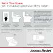 Advanced Clean 100 SpaLet Bidet Toilet Seat Unit, 8017A60GRC-291