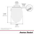 AquaWash(R) Essentials Non-Electric SpaLet(R) Bidet Seat With Manual Operation, 8043A60G.020
