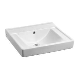 Decorum(R) Wall-Hung EverClean(R) Sink, No Faucet Holes, 9024000EC.020