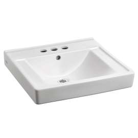 Decorum(R) Wall-Hung EverClean(R) Sink With 4-Inch Centerset, 9024004EC.020