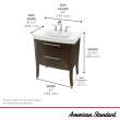 Vanity for American Standard(R) Townsend(R) Sinks, 9036030.020