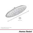 Spectra(R) Rain 11-Inch 1.8 gpm/6.8 L/min Water-Saving Rain Showerhead, 9038001.243
