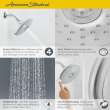 Spectra(R) Touch 7-Inch 1.8 gpm/6.8 L/min Water-Saving Fixed Showerhead, 9038374.002