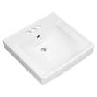 Decorum(R) 21 x 20-1/4-Inch (533 x 514 mm) Wall-Hung EverClean(R) Sink With 4-Inch Centerset, 9134004EC.020