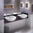 Mezzo Semi-Countertop Sink With 8-Inch Widespread, 9960803.020