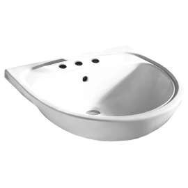 Mezzo Semi-Countertop Sink With 8-Inch Widespread, 9960803.020