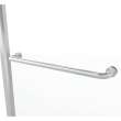 Euro 60 x 57-Inch Height Semi-Frameless Sliding Tub Door with Rain Glass, AM00350422.213