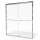 Euro 48 x 70-Inch Height Semi-Frameless Sliding Shower Door with Clear Glass, AM00370400.006