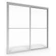 Prestige 60 x 58-1/2-Inch Height Framed Sliding Tub Door with Clear Glass, AM00750400.213